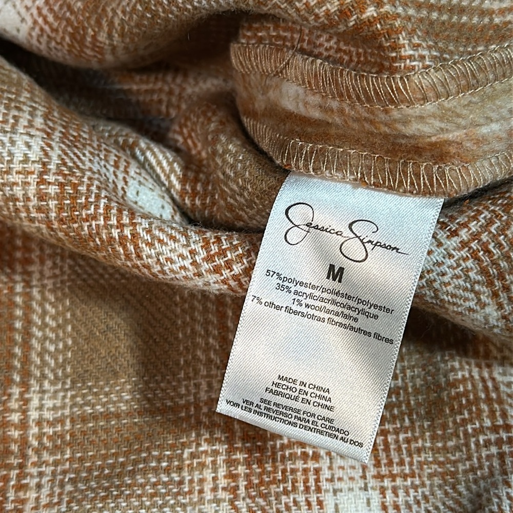 Jessica Simpson Plaid Shacket - Picture 12 of 13